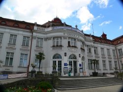 Alžbětiny lázně (www.spa5.cz) byly postaveny v letech 1905-1906 městským stavitelem a členem Karlovarského šachového klubu (Karlsbader Schachklub) Franzem Drobnym.