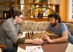 IM David Kaňovský a GM Ján Markoš