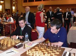 David Navara a Radoslaw Wojtaszek
