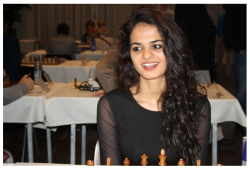 Na turnaji Univé hrála také půvabná IM - WGM Tania Sachdev 2438, IND (zdroj: web turnaje)