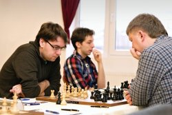 David Kaňovský v partii s Alexejem Širovem