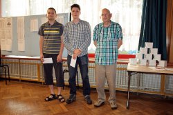 Trio kraje: IM Zwardoň, FM Kočiščák, IM Vesselovski