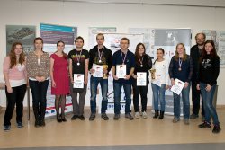 Jana Zpěváková, Kristýna Novosadová, Eva Pekárková, IM Vojtěch Zwardoň, GM Peter Michalík, IM Jaroslav Bureš, WFM Martina Marečková, WIM Elena Semenova , WFM Magdaléna Miturová , Břetislav Eichler a WIM karolína Olšarová (foto: Vladimír Jagr)